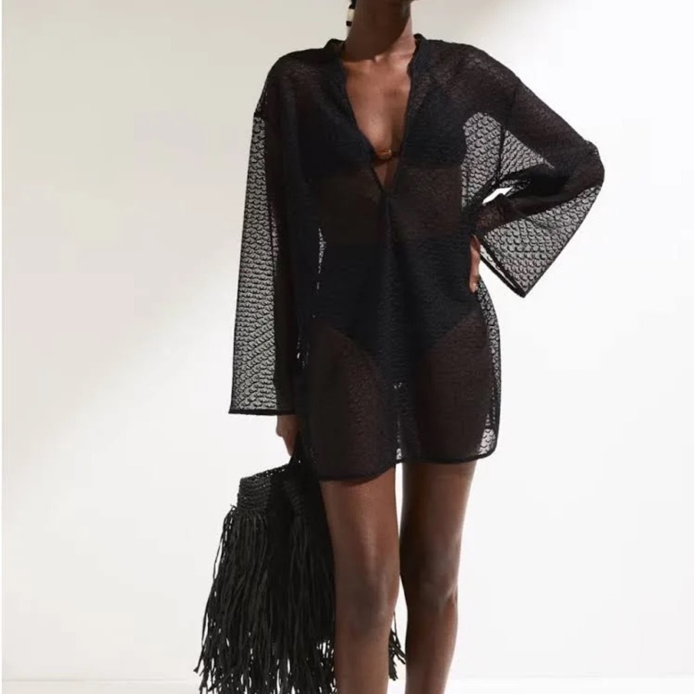 H&M Crochet-Look Beach Dress Coverup